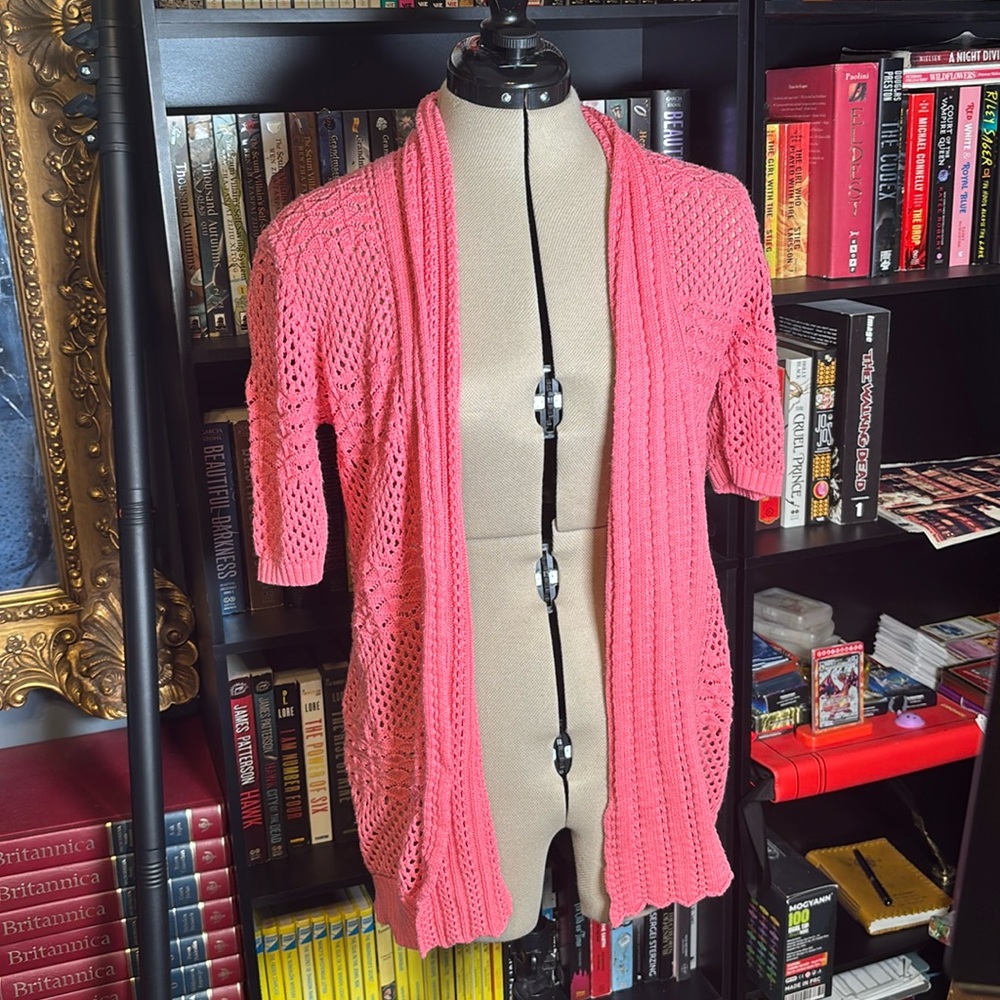 Pink Short Sleeved Sweater